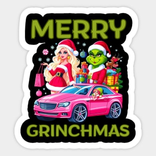 Barbie Christmas Sticker